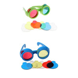 Maxbell 2 set Trichromatic Glasses Optical Science Experiment Physics Education Toy