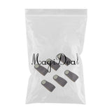 Maxbell 6x Handmade Leather Suitcase Handle Drawer Cabinet Leather Handle Pulls Knob