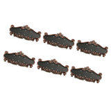 Maxbell 6x ABS Plastic Vintage Detachable Address House Number Sign Plaque Doorplate