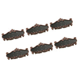 Maxbell 6x ABS Plastic Vintage Detachable Address House Number Sign Plaque Doorplate