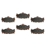 Maxbell 6x ABS Plastic Vintage Detachable Address House Number Sign Plaque Doorplate