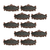 Maxbell 10x ABS Plastic Retro Detachable Address House Number Sign Plaque Doorplate
