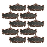 Maxbell 10x ABS Plastic Retro Detachable Address House Number Sign Plaque Doorplate