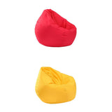 Maxbell Waterproof Stuffed Animal Storage Bean Bag Cover Red & Yellow