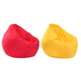 Maxbell Waterproof Stuffed Animal Storage Bean Bag Cover Red & Yellow