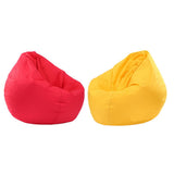 Maxbell Waterproof Stuffed Animal Storage Bean Bag Cover Red & Yellow