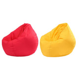 Maxbell Waterproof Stuffed Animal Storage Bean Bag Cover Red & Yellow