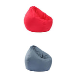 Maxbell Waterproof Stuffed Animal Storage Bean Bag Cover Red & Gray