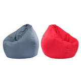 Maxbell Waterproof Stuffed Animal Storage Bean Bag Cover Red & Gray