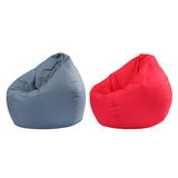 Maxbell Waterproof Stuffed Animal Storage Bean Bag Cover Red & Gray