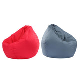 Maxbell Waterproof Stuffed Animal Storage Bean Bag Cover Red & Gray