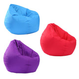 Maxbell Waterproof Stuffed Animal Storage Bean Bag Cover Red & Purple & Sky Blue