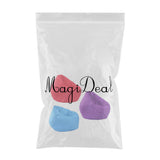 Maxbell Waterproof Stuffed Animal Storage Bean Bag Cover Red & Purple & Sky Blue