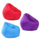 Maxbell Waterproof Stuffed Animal Storage Bean Bag Cover Red & Purple & Sky Blue