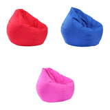 Maxbell Waterproof Stuffed Animal Storage Bean Bag Cover Red & Blue & Hot Pink