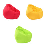 Maxbell Waterproof Stuffed Animal Storage Bean Bag Cover Red & Yellow & Green