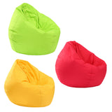 Maxbell Waterproof Stuffed Animal Storage Bean Bag Cover Red & Yellow & Green