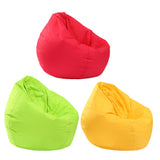 Maxbell Waterproof Stuffed Animal Storage Bean Bag Cover Red & Yellow & Green