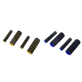 Maxbell 2 Set 4 in 1 Motorcycle Foam Nonslip Handle Handlebar Cover Yellow & Blue