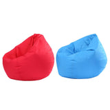 Maxbell Waterproof Stuffed Animal Storage Bean Bag Cover Red & Sky Blue