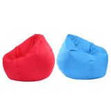 Maxbell Waterproof Stuffed Animal Storage Bean Bag Cover Red & Sky Blue