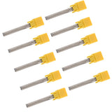 Maxbell 10x60mm Shank Double Flutes CNC Router Bits Straight Engraving Cutters 42mm