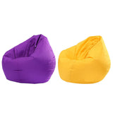 Maxbell Waterproof Stuffed Animal Storage Bean Bag Cover Yellow &