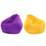 Maxbell Waterproof Stuffed Animal Storage Bean Bag Cover Yellow &