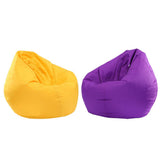 Maxbell Waterproof Stuffed Animal Storage Bean Bag Cover Yellow &