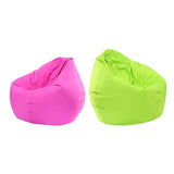 Maxbell Waterproof Stuffed Animal Storage Bean Bag Cover Green & Hot Pink