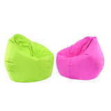 Maxbell Waterproof Stuffed Animal Storage Bean Bag Cover Green & Hot Pink