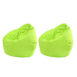 Maxbell 2 Pieces Waterproof Stuffed Animal Storage Bean Bag Cover Green