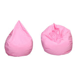 Maxbell 2 Pieces Waterproof Stuffed Animal Storage Bean Bag Cover Pink