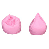 Maxbell 2 Pieces Waterproof Stuffed Animal Storage Bean Bag Cover Pink