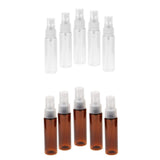 Maxbell 10pcs 30ml Plastic Fine Mist Perfume Lotion Spray Bottle Refillable Travel