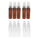 Maxbell 10pcs 30ml Plastic Fine Mist Perfume Lotion Spray Bottle Refillable Travel