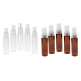 Maxbell 10pcs 30ml Plastic Fine Mist Perfume Lotion Spray Bottle Refillable Travel