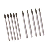 Maxbell Triangular Drill Bits Set Tiles Ceramic Glass  Opener 4mm and 6mm