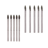 Maxbell Triangular Drill Bits Set Tiles Ceramic Glass  Opener 4mm and 6mm