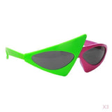 Maxbell 3 Novelty Sunglasses Alien Glasses Hip Hop Costume Party Props