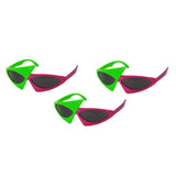 Maxbell 3 Novelty Sunglasses Alien Glasses Hip Hop Costume Party Props