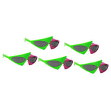 Maxbell 5 Novelty Sunglasses Alien Glasses Hip Hop Costume Party Props