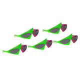 Maxbell 5 Novelty Sunglasses Alien Glasses Hip Hop Costume Party Props