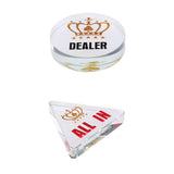 Maxbell Acrylic All-in Poker Dealer Chip Card Protector Bounty Tournament Coin Gifts