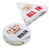 Maxbell Acrylic All-in Poker Dealer Chip Card Protector Bounty Tournament Coin Gifts