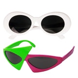 Maxbell 2/pack Novelty Sunglasses Clout Goggles Kurt Cobain Glasses