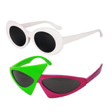 Maxbell 2/pack Novelty Sunglasses Clout Goggles Kurt Cobain Glasses