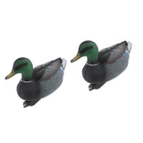 Maxbell 2x Water Floating Animal Ornament Hunting Decoy Yard Scarecrow 35cm Drake