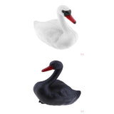 Maxbell 4x Plastic Floating Swan Decoy Hunting Fishing Garden Scarer Scarecrow Decor