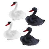 Maxbell 4x Plastic Floating Swan Decoy Hunting Fishing Garden Scarer Scarecrow Decor